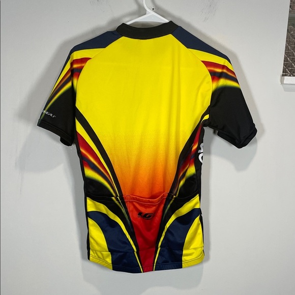 Louis Garneau Men's Cycling Jersey - Yellow and Black - Picture 7 of 8